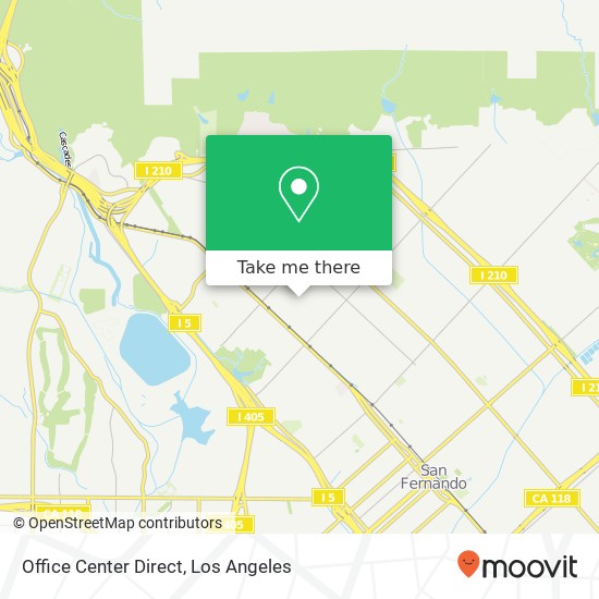 Office Center Direct map
