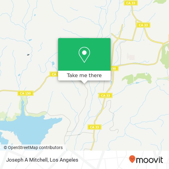 Joseph A Mitchell map