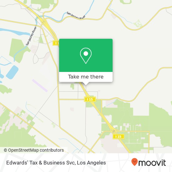 Edwards' Tax & Business Svc map