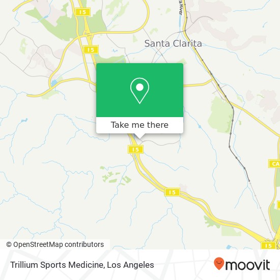 Trillium Sports Medicine map