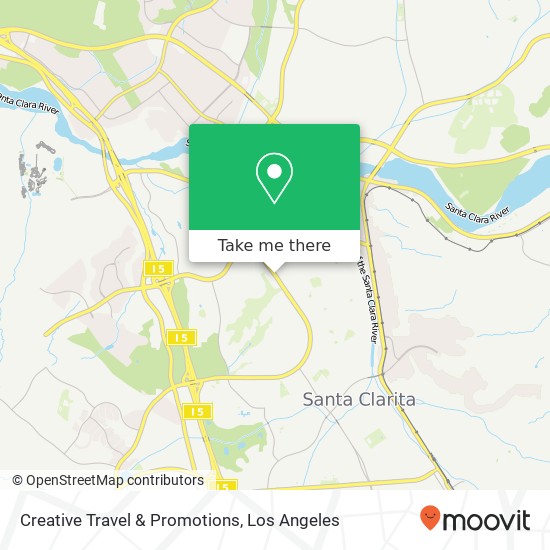 Creative Travel & Promotions map