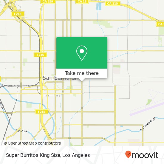 Super Burritos King Size map