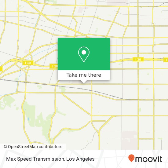 Mapa de Max Speed Transmission