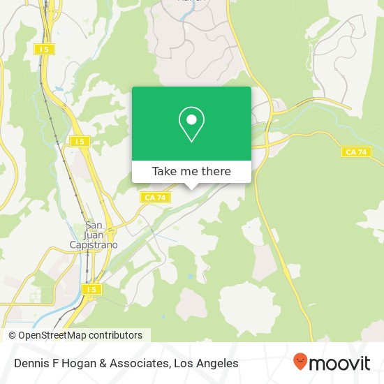 Dennis F Hogan & Associates map