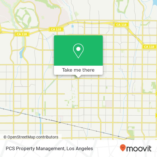 Mapa de PCS Property Management