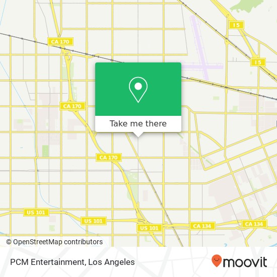 PCM Entertainment map