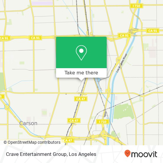 Mapa de Crave Entertainment Group