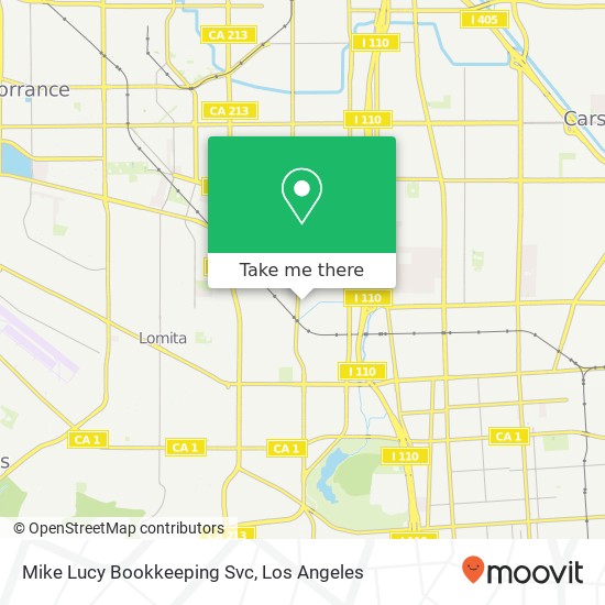 Mike Lucy Bookkeeping Svc map