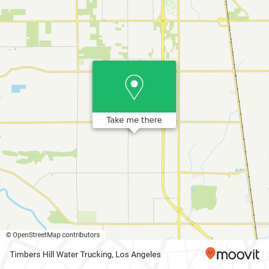 Timbers Hill Water Trucking map