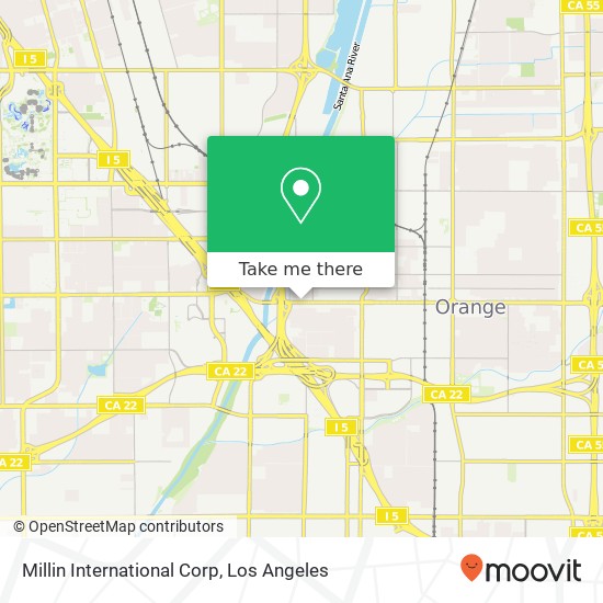Millin International Corp map