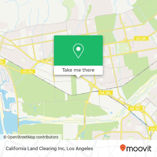 California Land Clearing Inc map