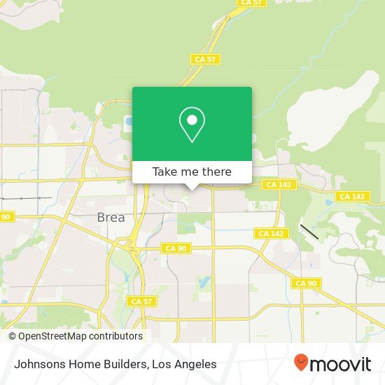 Johnsons Home Builders map