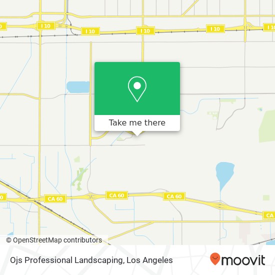 Ojs Professional Landscaping map