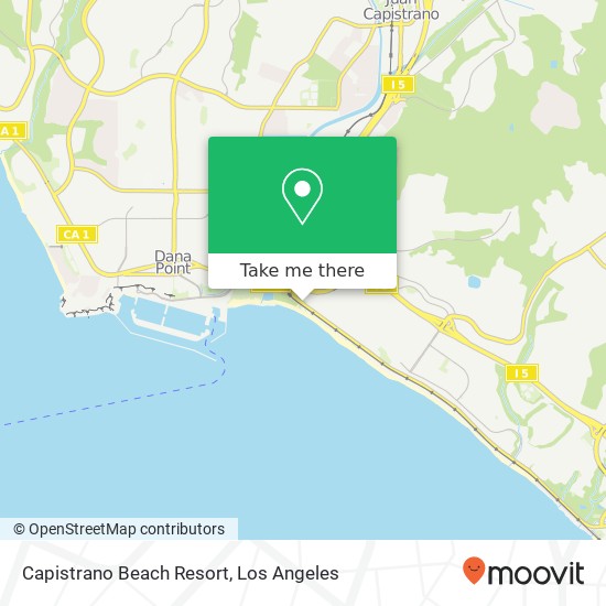 Mapa de Capistrano Beach Resort