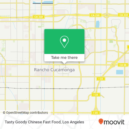 Tasty Goody Chinese Fast Food map