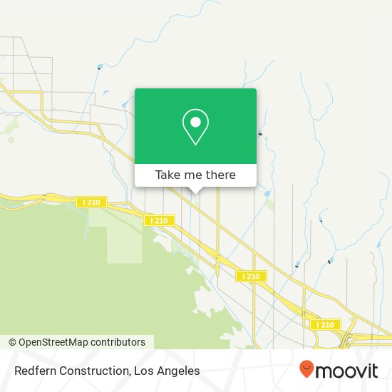 Mapa de Redfern Construction