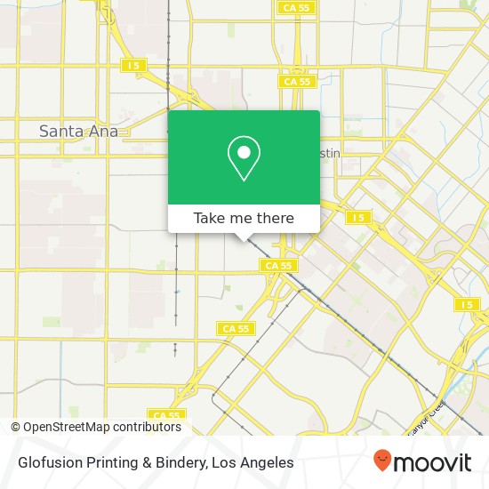 Mapa de Glofusion Printing & Bindery