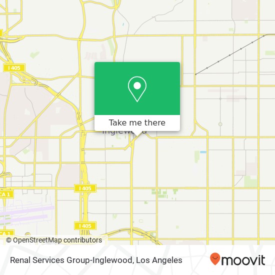 Renal Services Group-Inglewood map
