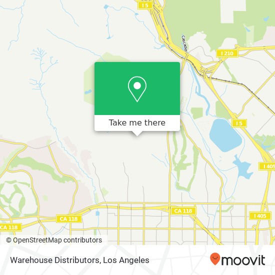 Warehouse Distributors map
