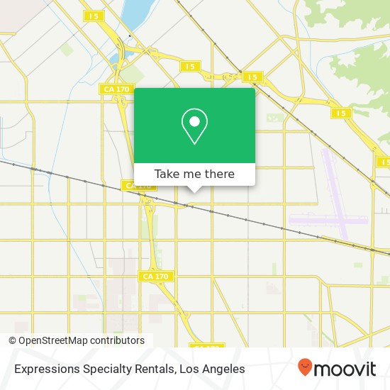 Expressions Specialty Rentals map