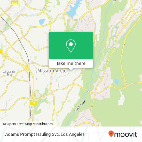 Adams Prompt Hauling Svc map