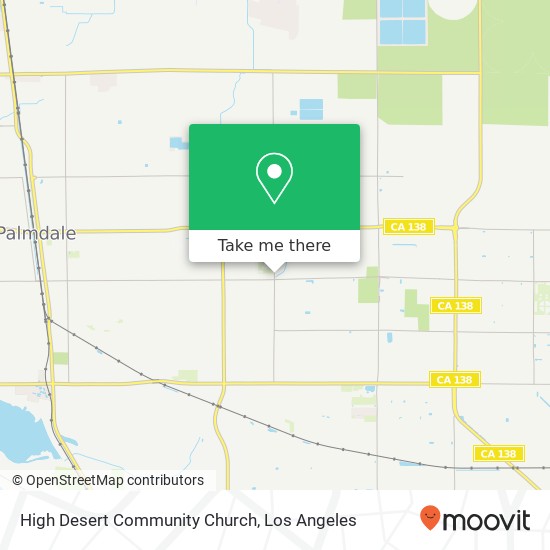 High Desert Community Church map