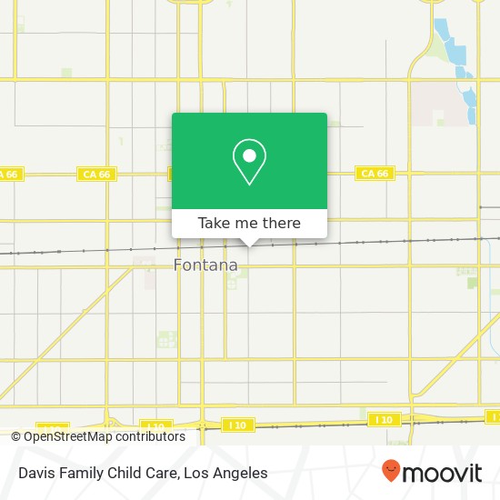 Mapa de Davis Family Child Care