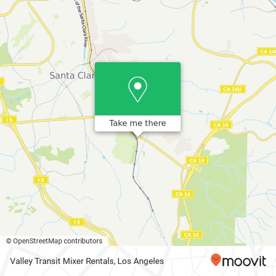 Mapa de Valley Transit Mixer Rentals