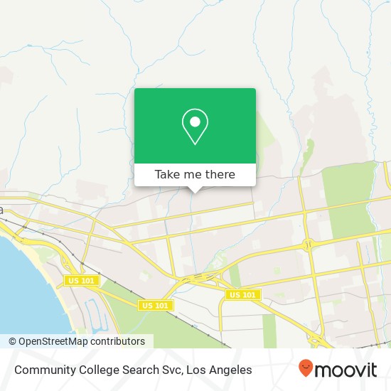 Community College Search Svc map