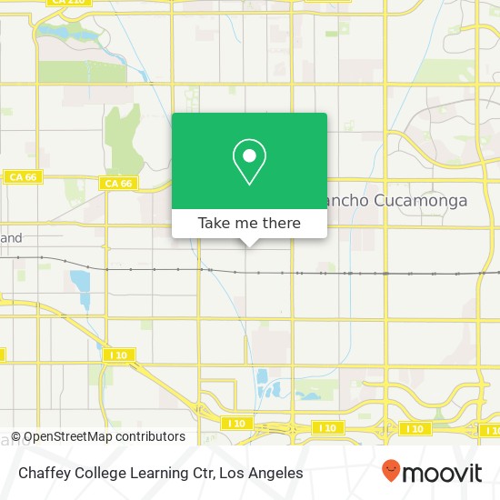 Chaffey College Learning Ctr map