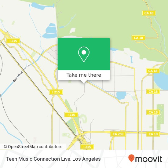 Teen Music Connection Live map