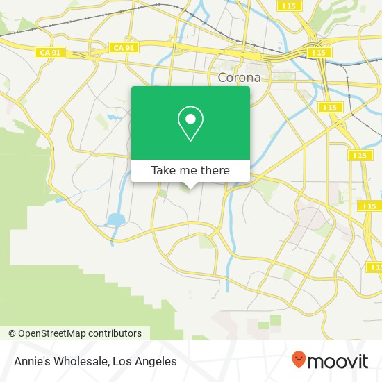 Mapa de Annie's Wholesale