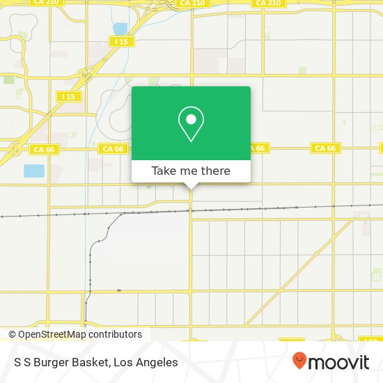 S S Burger Basket map