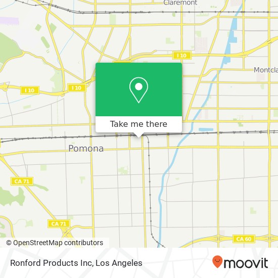 Ronford Products Inc map