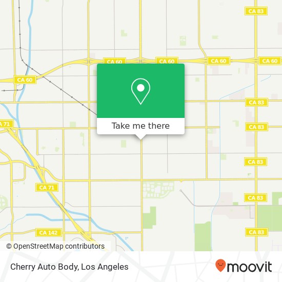 Cherry Auto Body map