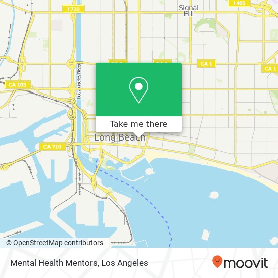 Mental Health Mentors map