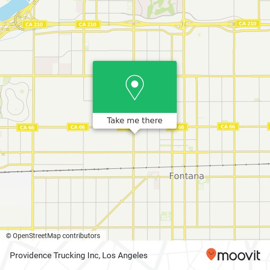 Mapa de Providence Trucking Inc