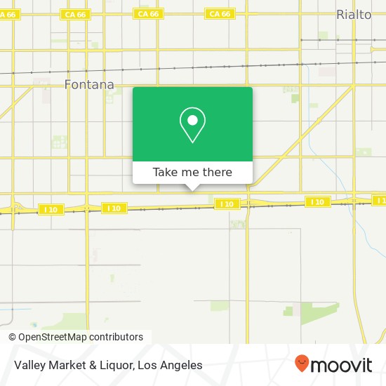 Mapa de Valley Market & Liquor