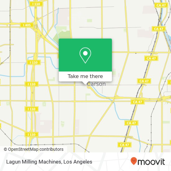 Lagun Milling Machines map