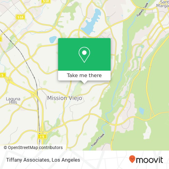 Tiffany Associates map