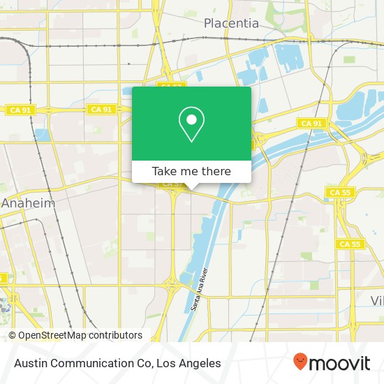 Austin Communication Co map