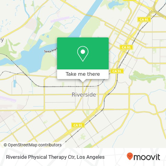 Riverside Physical Therapy Ctr map