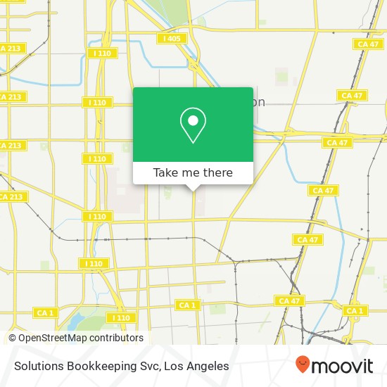 Solutions Bookkeeping Svc map