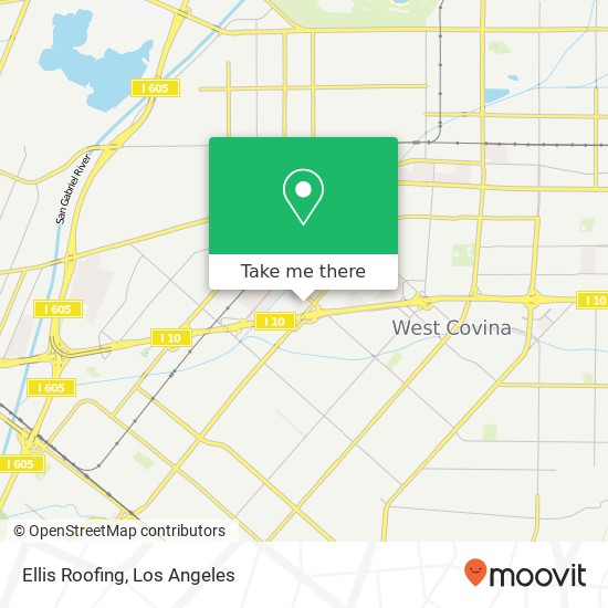 Ellis Roofing map