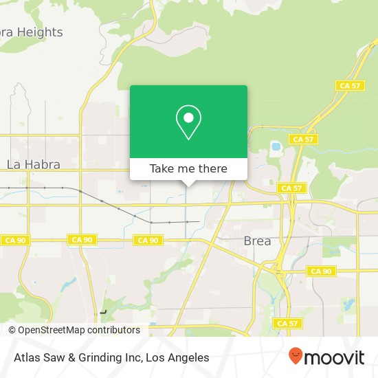 Mapa de Atlas Saw & Grinding Inc