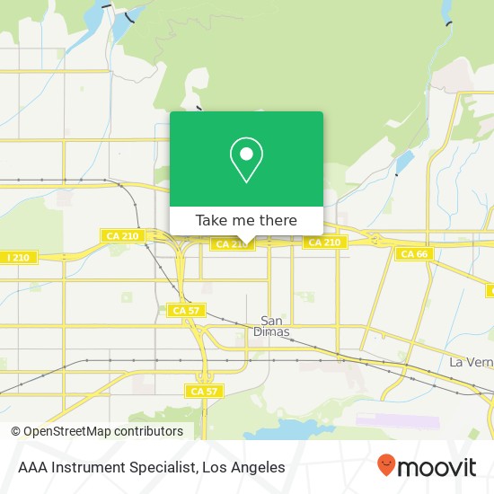 AAA Instrument Specialist map