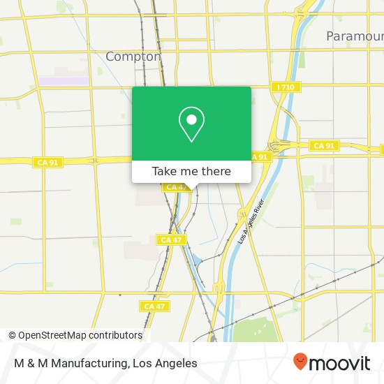 M & M Manufacturing map