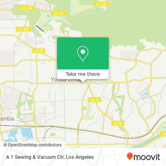 Mapa de A 1 Sewing & Vacuum Ctr