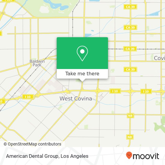 American Dental Group map