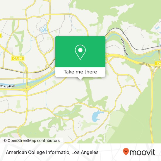 American College Informatio map